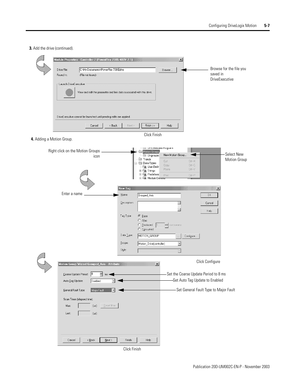 Rockwell Automation 5720 DriveLogix System User Manual | Page 111 / 263