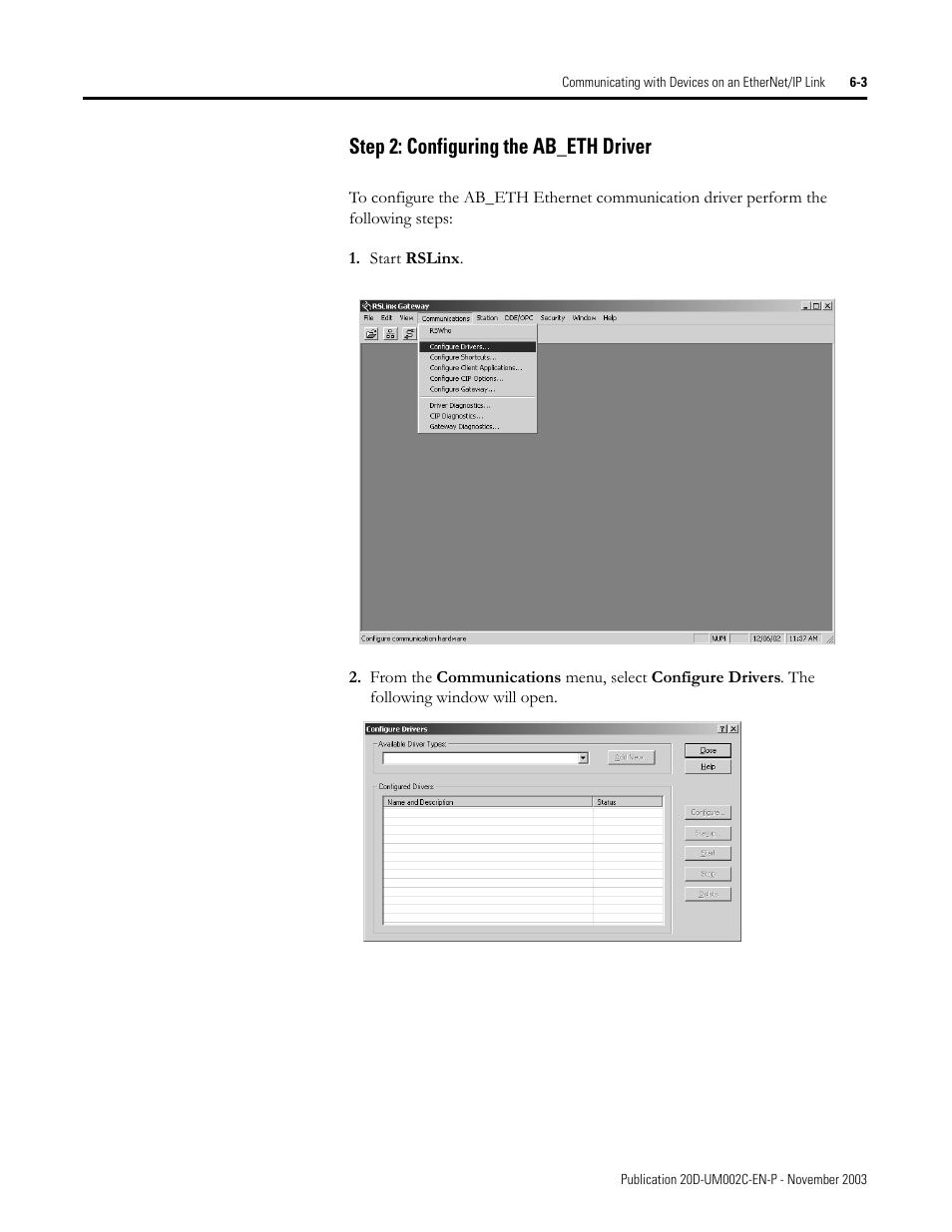 Rockwell Automation 5720 DriveLogix System User Manual | Page 119 / 263