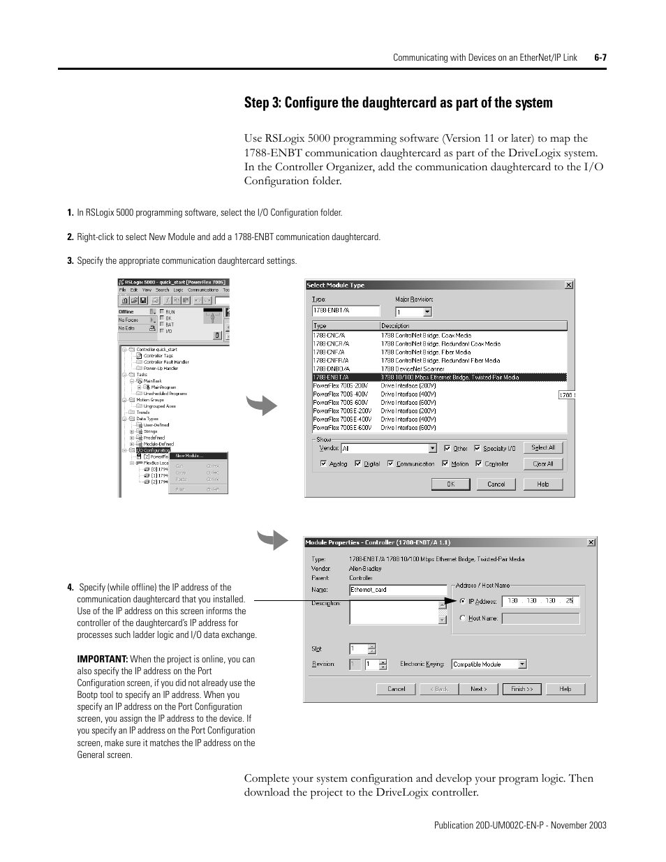 Rockwell Automation 5720 DriveLogix System User Manual | Page 123 / 263