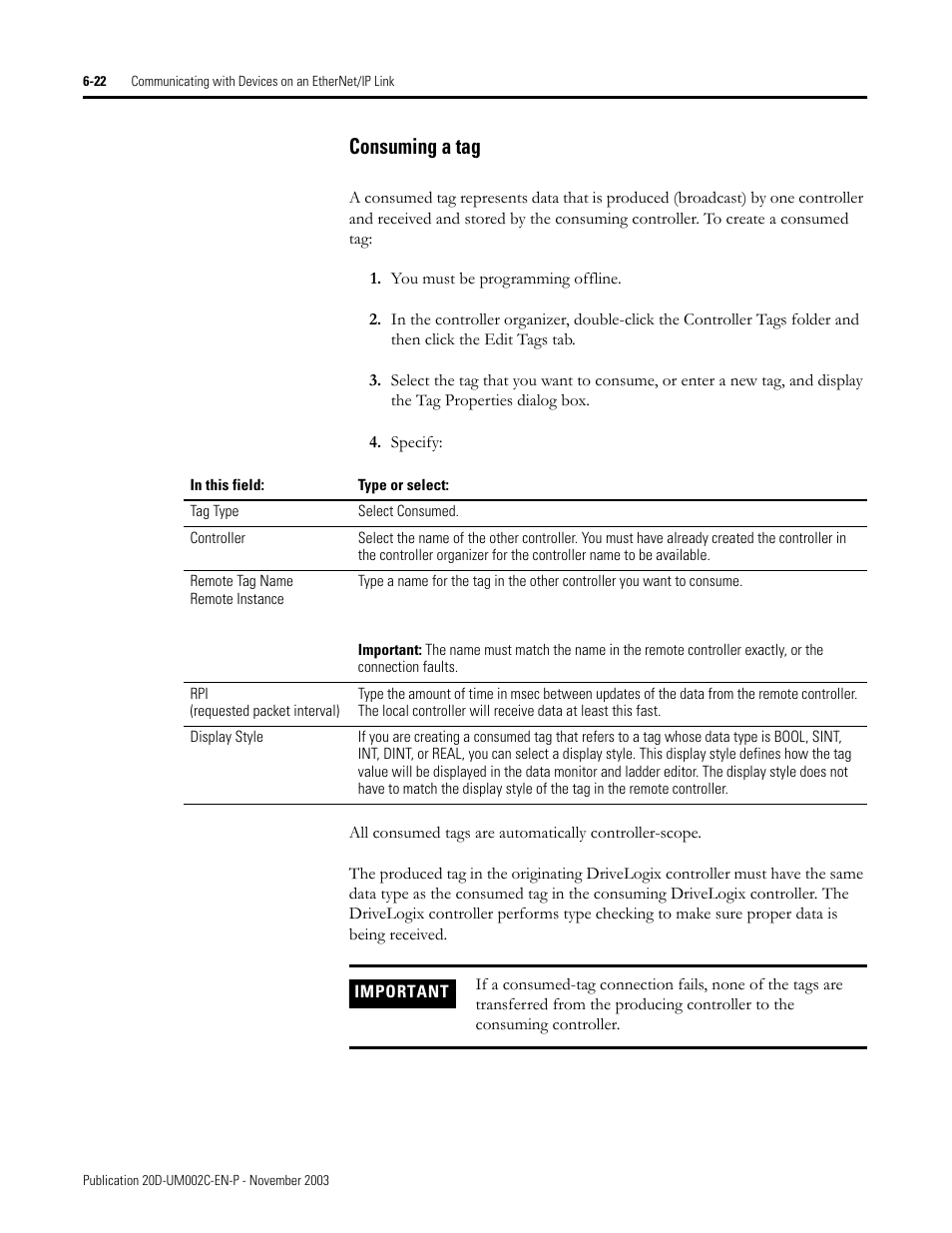 Rockwell Automation 5720 DriveLogix System User Manual | Page 138 / 263