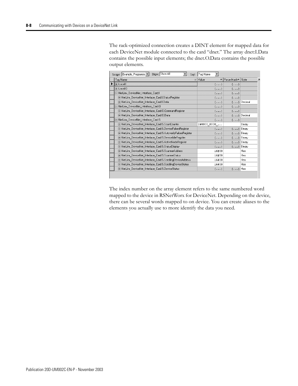 Rockwell Automation 5720 DriveLogix System User Manual | Page 188 / 263