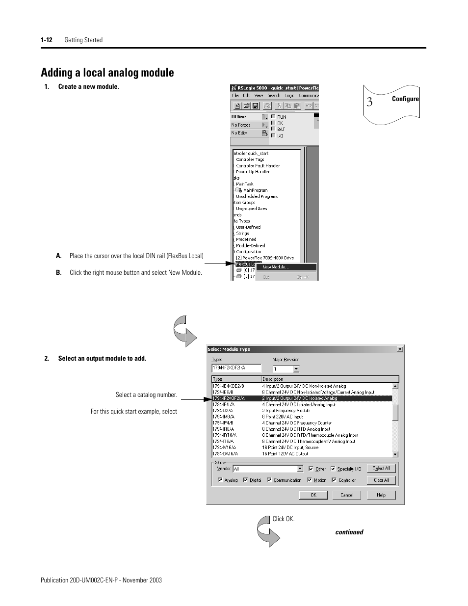 Adding a local analog module | Rockwell Automation 5720 DriveLogix System User Manual | Page 24 / 263