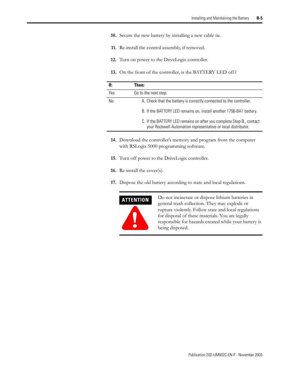 Rockwell Automation 5720 DriveLogix System User Manual | Page 249 / 263