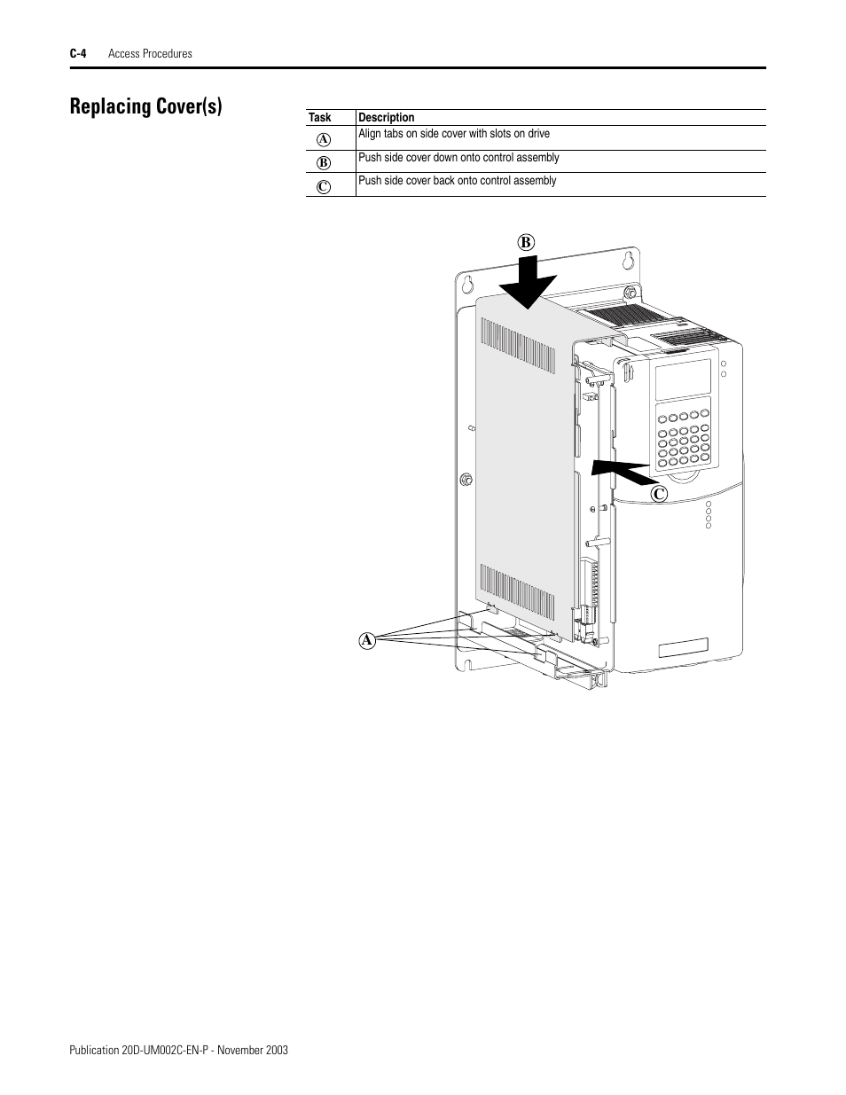 Replacing cover(s) | Rockwell Automation 5720 DriveLogix System User Manual | Page 254 / 263