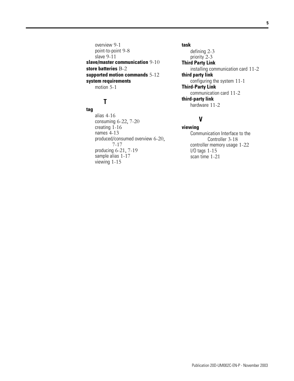 Rockwell Automation 5720 DriveLogix System User Manual | Page 261 / 263