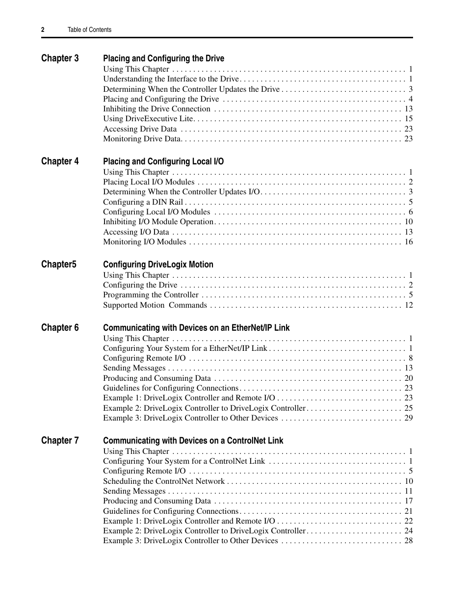 Rockwell Automation 5720 DriveLogix System User Manual | Page 6 / 263