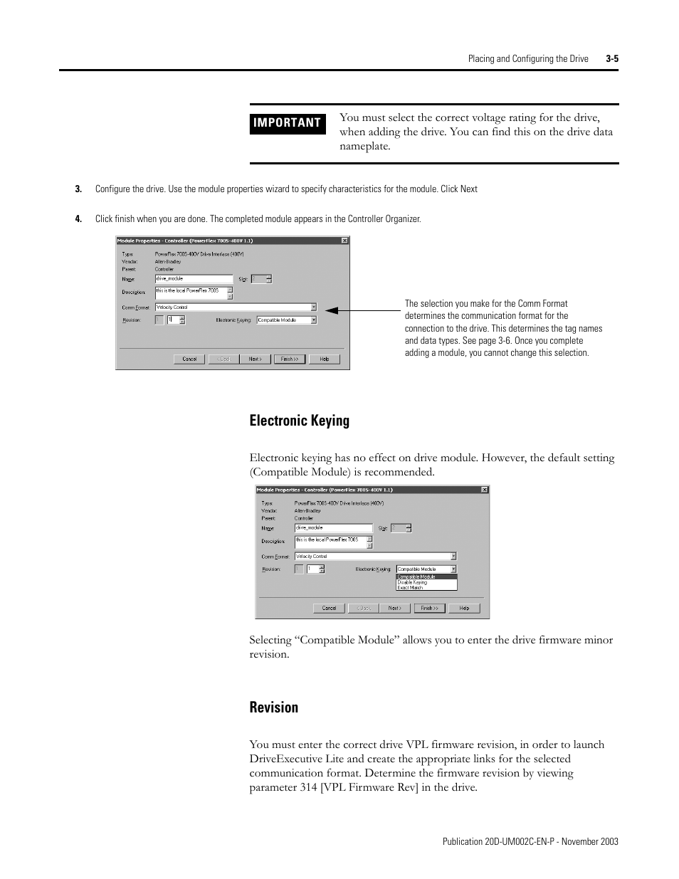 Rockwell Automation 5720 DriveLogix System User Manual | Page 63 / 263