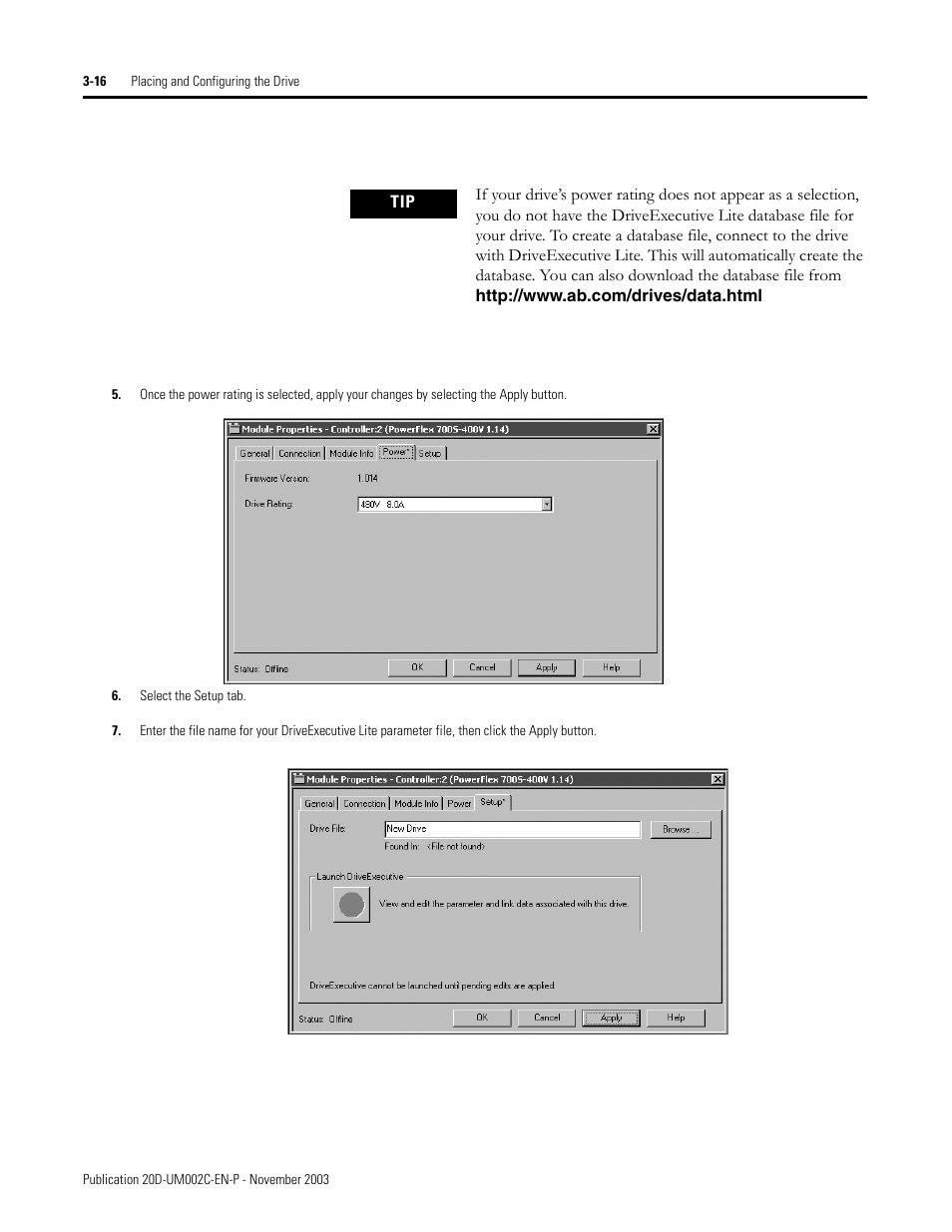 Rockwell Automation 5720 DriveLogix System User Manual | Page 74 / 263