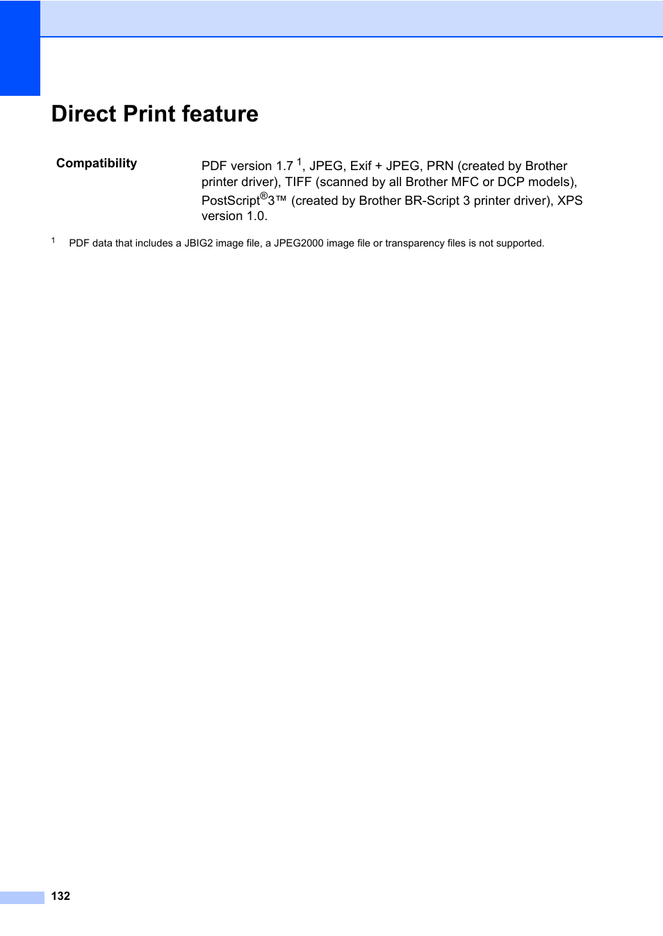 Direct print feature | Brother DCP-8085DN User Manual | Page 146 / 158