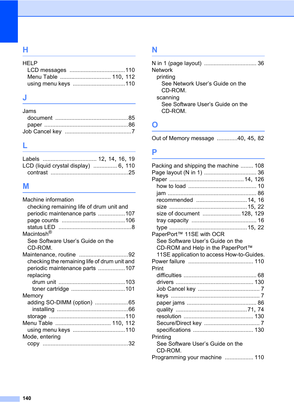 Brother DCP-8085DN User Manual | Page 154 / 158