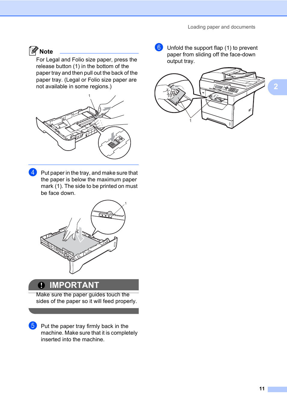 Important | Brother DCP-8085DN User Manual | Page 25 / 158