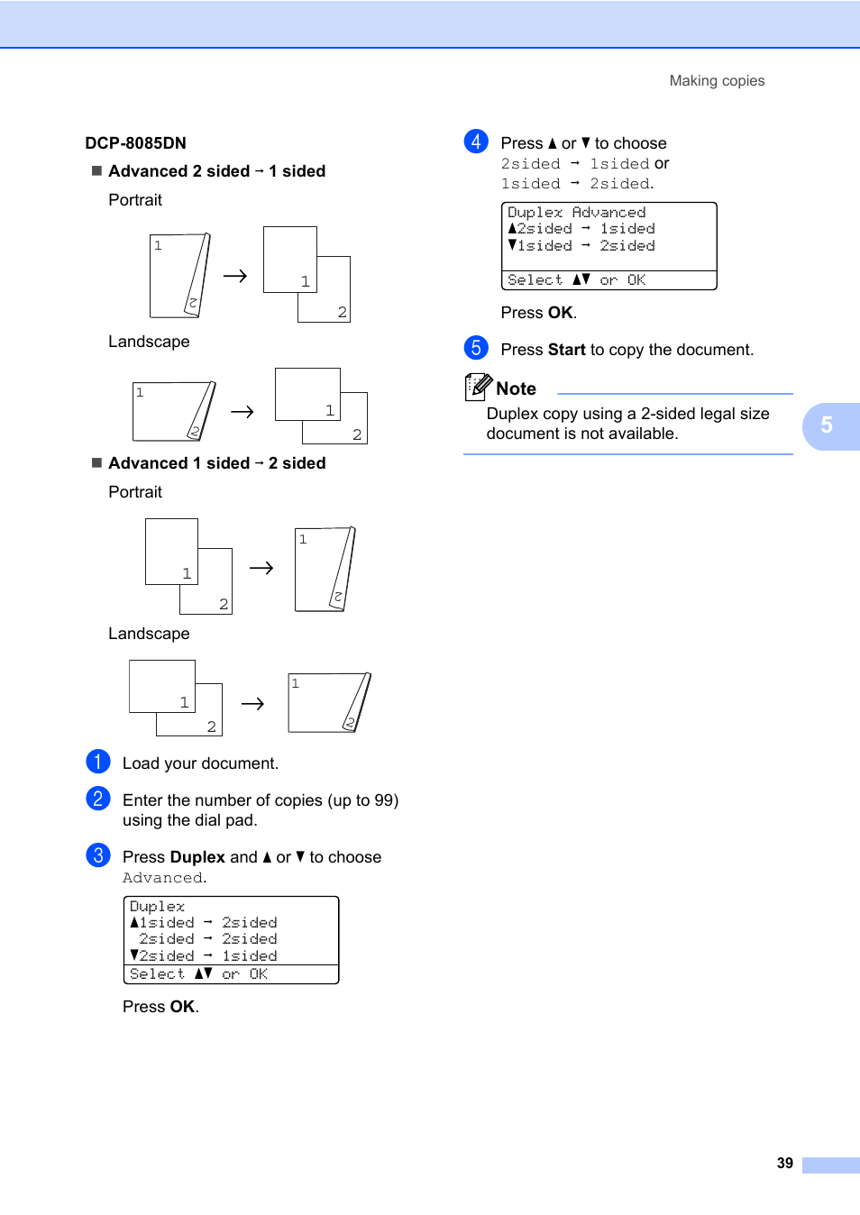 Brother DCP-8085DN User Manual | Page 53 / 158