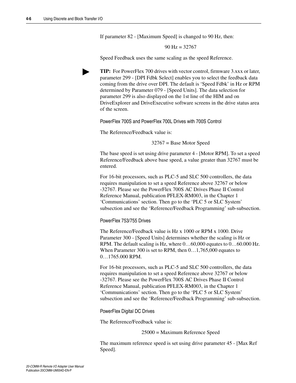 Rockwell Automation 20-COMM-R Remote I/O Adapter User Manual | Page 42 / 128