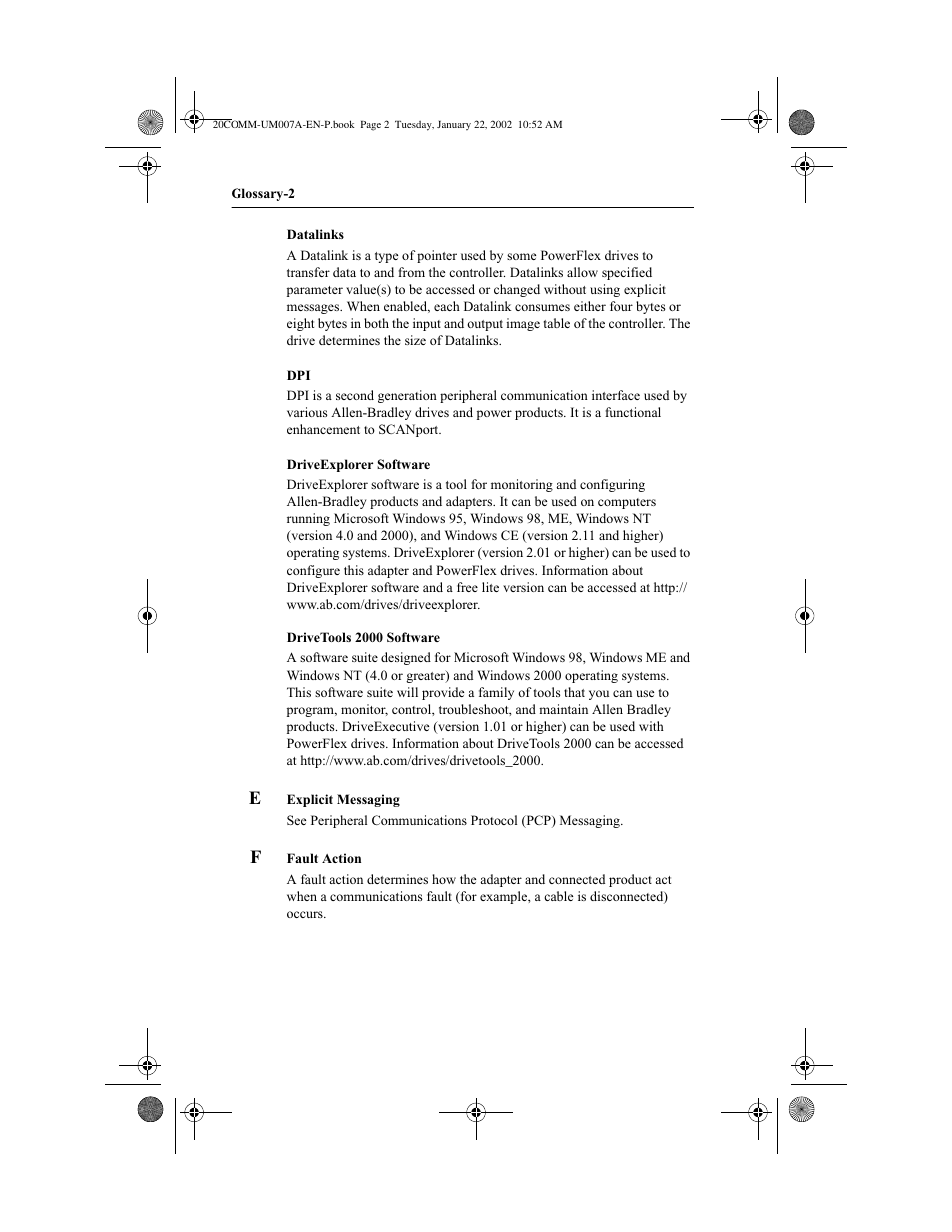 Rockwell Automation 20-COMM-I Interbus Adapter User Manual | Page 107 / 118