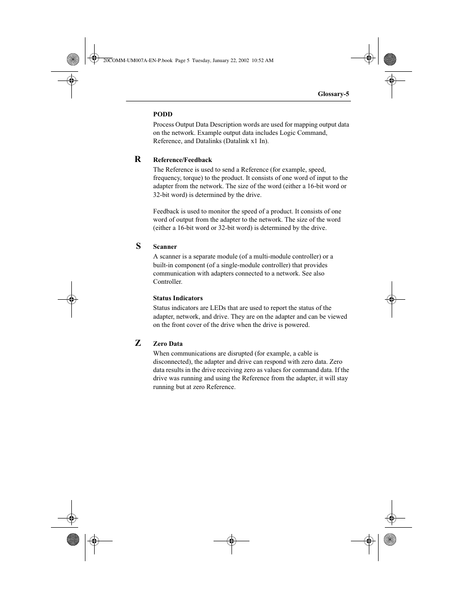 Rockwell Automation 20-COMM-I Interbus Adapter User Manual | Page 110 / 118