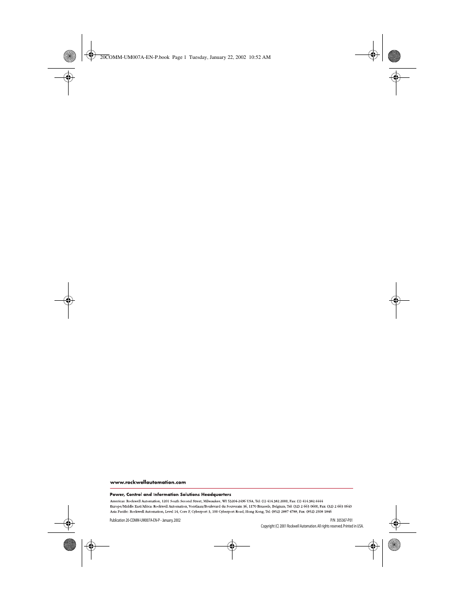 Rockwell Automation 20-COMM-I Interbus Adapter User Manual | Page 118 / 118