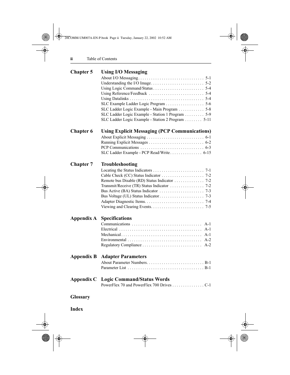 Rockwell Automation 20-COMM-I Interbus Adapter User Manual | Page 3 / 118