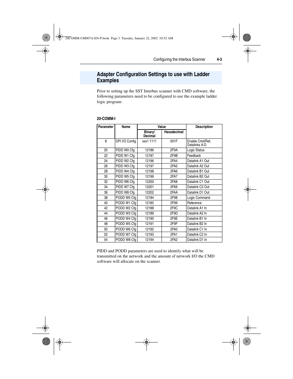 Rockwell Automation 20-COMM-I Interbus Adapter User Manual | Page 35 / 118