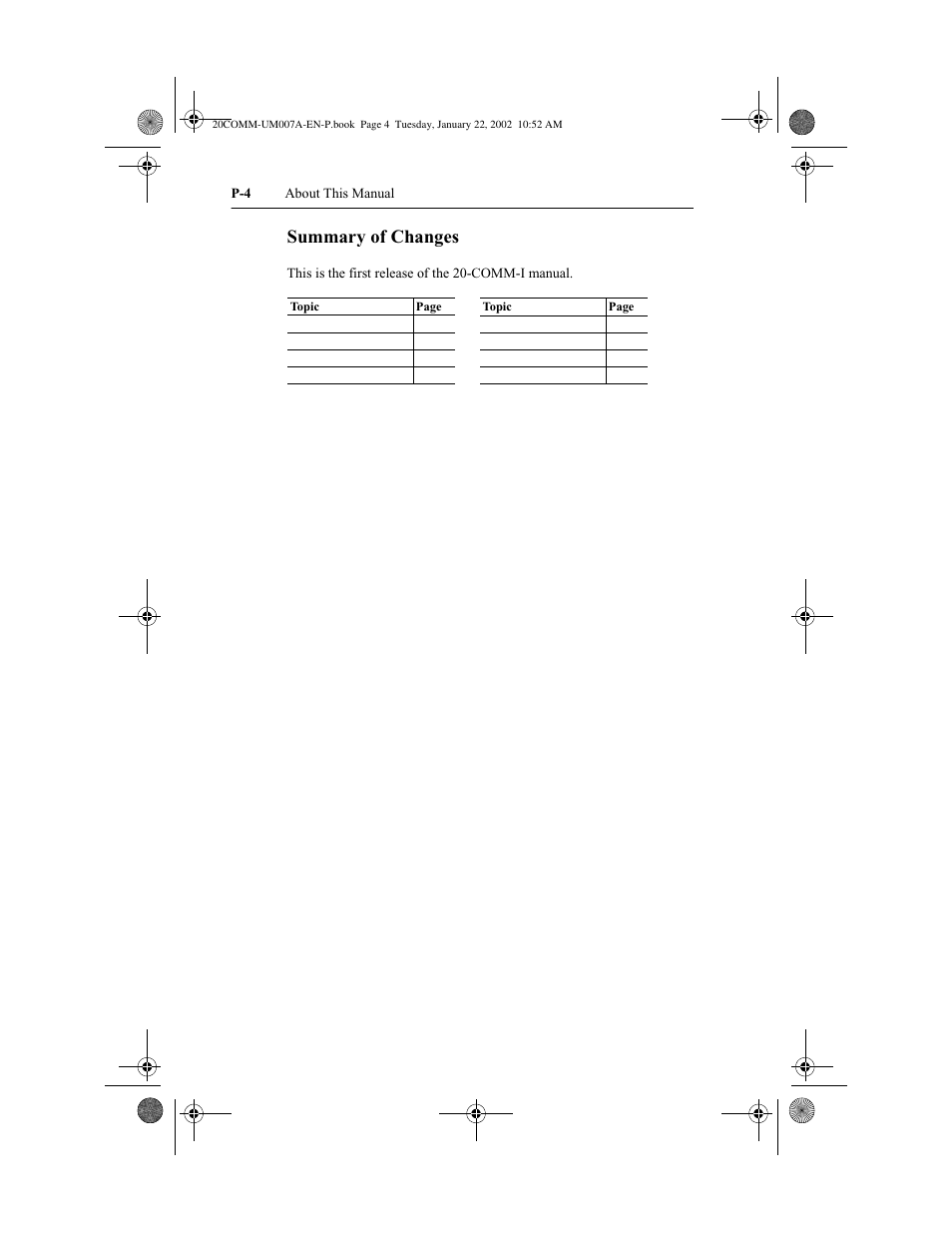 Summary of changes | Rockwell Automation 20-COMM-I Interbus Adapter User Manual | Page 8 / 118