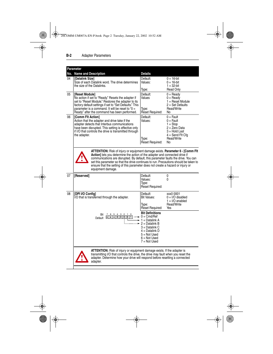 Rockwell Automation 20-COMM-I Interbus Adapter User Manual | Page 96 / 118