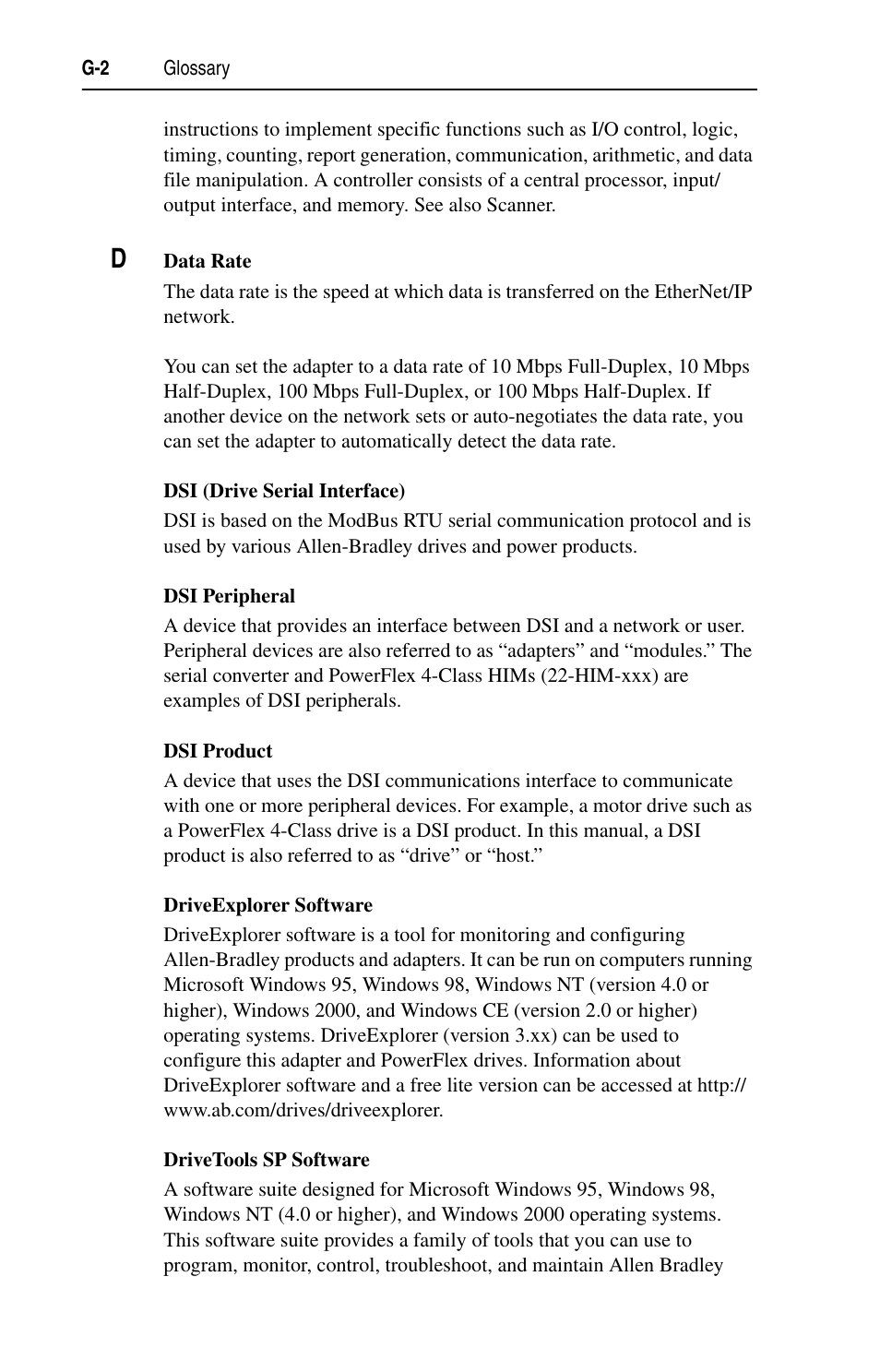 Rockwell Automation 22-COMM-E EtherNet/IP Adapter User Manual | Page 152 / 166