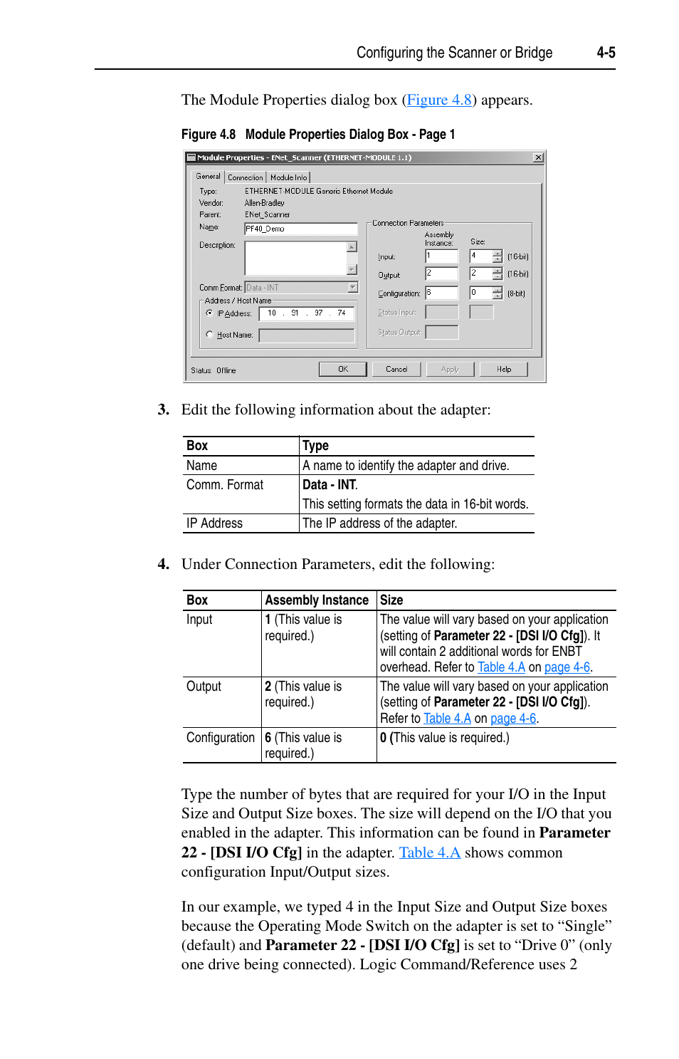 Rockwell Automation 22-COMM-E EtherNet/IP Adapter User Manual | Page 41 / 166