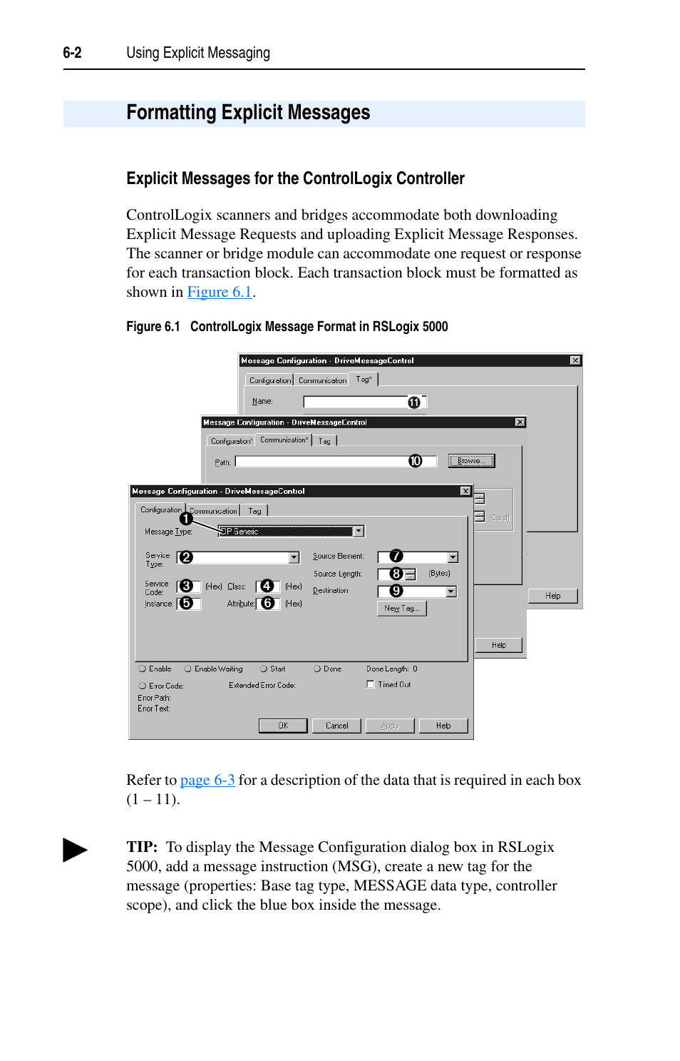 Formatting explicit messages | Rockwell Automation 22-COMM-E EtherNet/IP Adapter User Manual | Page 52 / 166