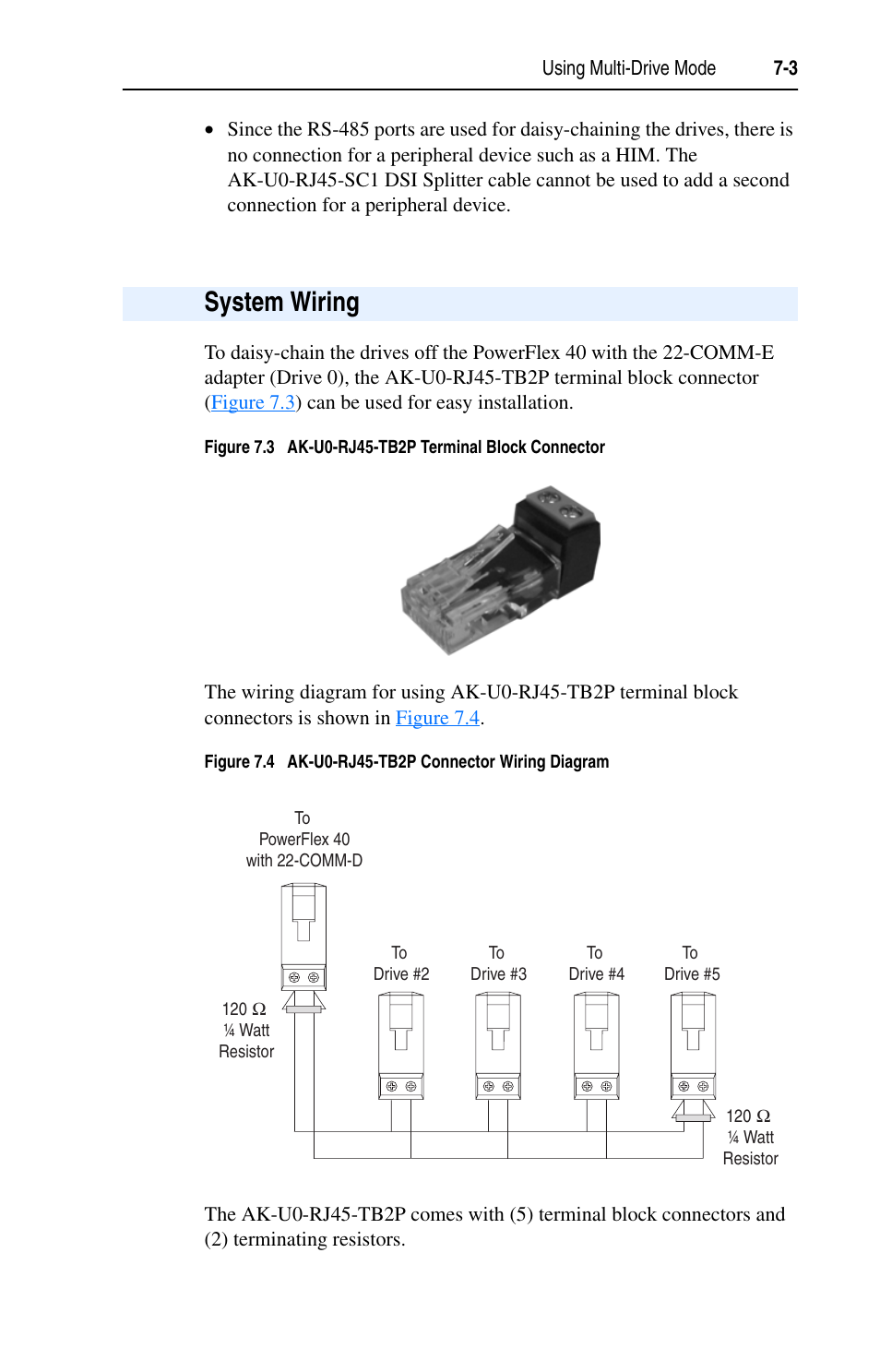 System wiring | Rockwell Automation 22-COMM-E EtherNet/IP Adapter User Manual | Page 63 / 166