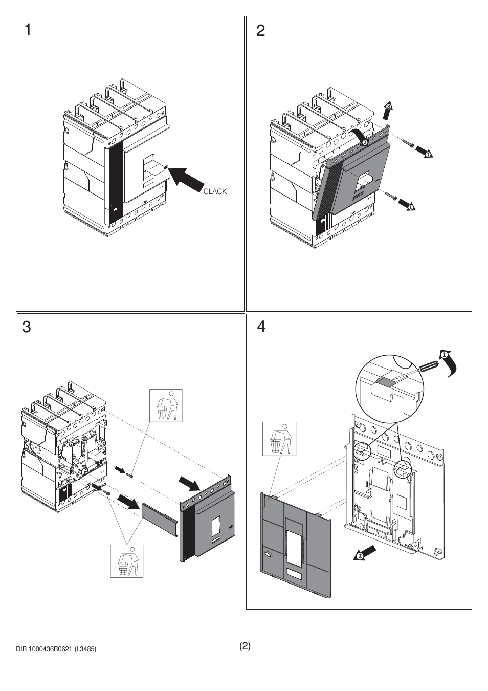 Rockwell Automation 140U N-Frame CB Alarm Switch and Alarm Auxiliary Switch Combination User Manual | Page 2 / 8