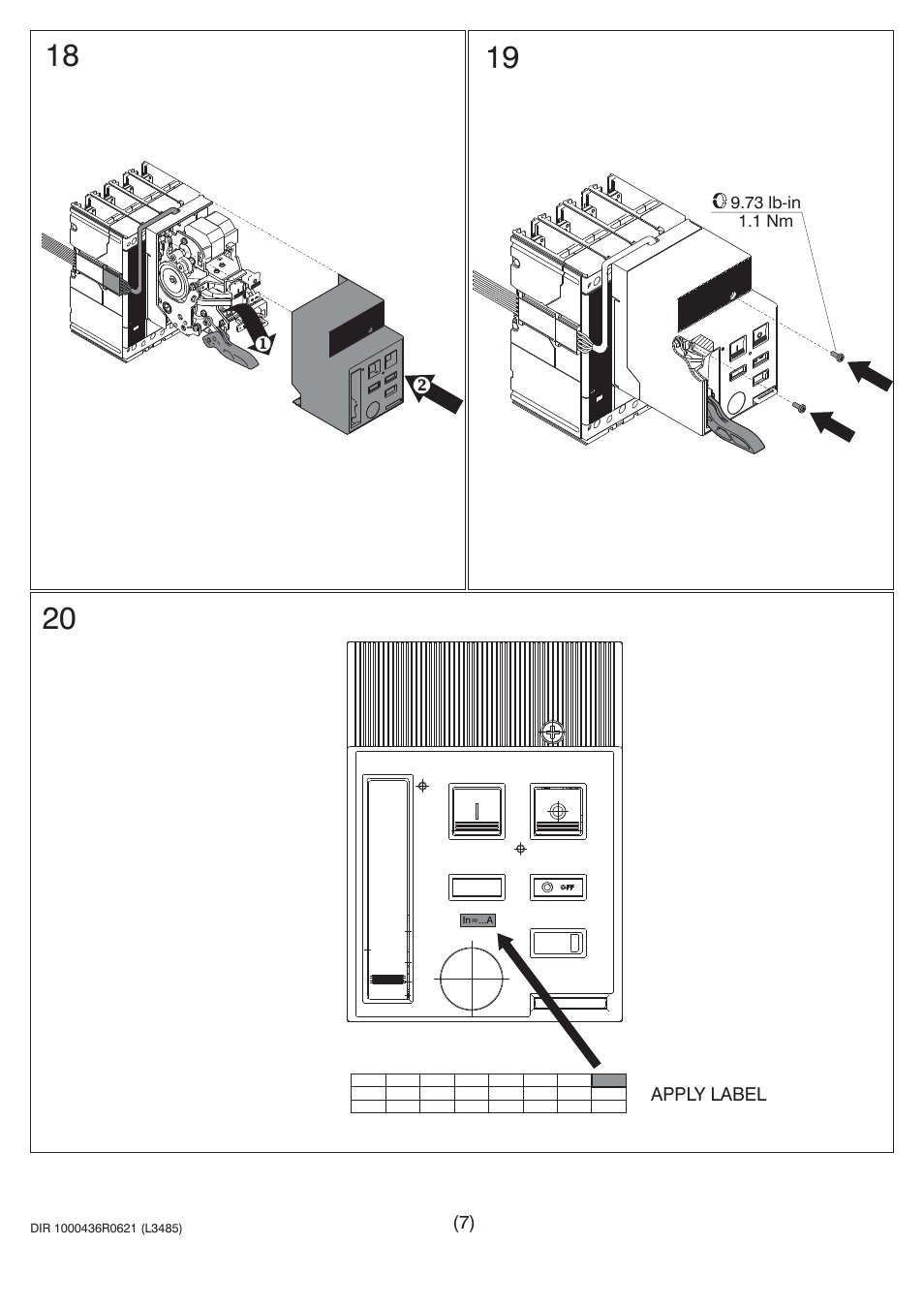 Rockwell Automation 140U N-Frame CB Alarm Switch and Alarm Auxiliary Switch Combination User Manual | Page 7 / 8