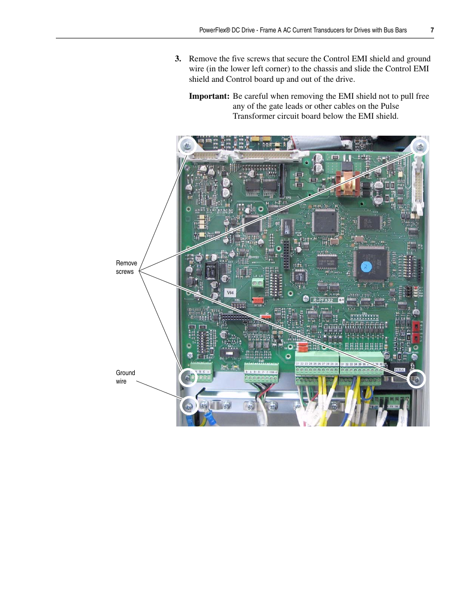 Rockwell Automation 20P PowerFlex DC Drive - Frame A AC CurrentTransducers for Drives w/Bus Bars User Manual | Page 7 / 16