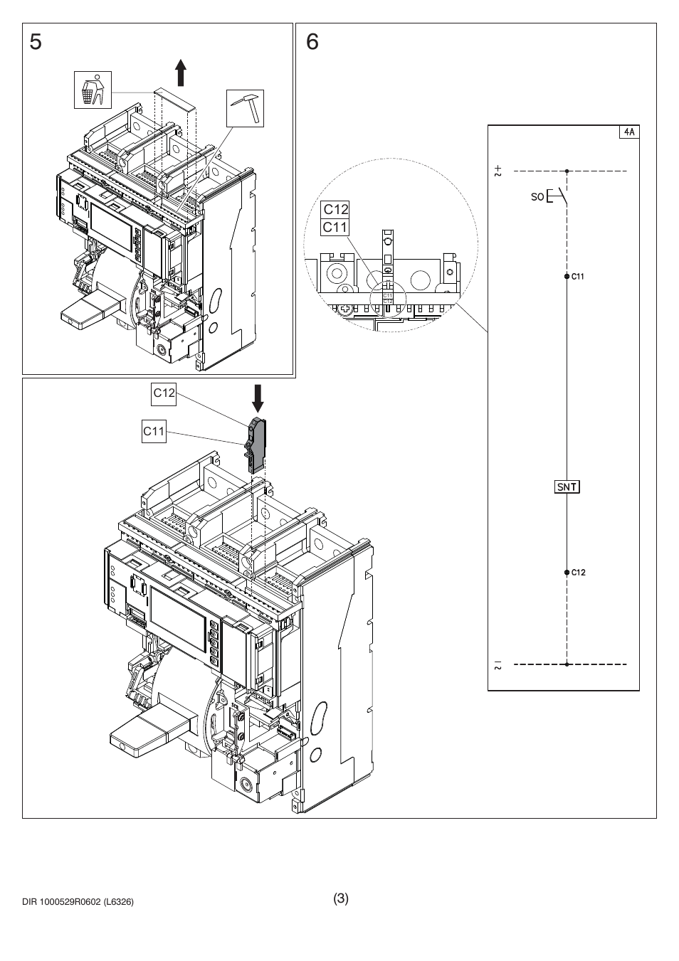 Rockwell Automation 140U Q and M-Frame Circuit Breakers Instruction Leaflet for Shunt Trip User Manual | Page 3 / 5