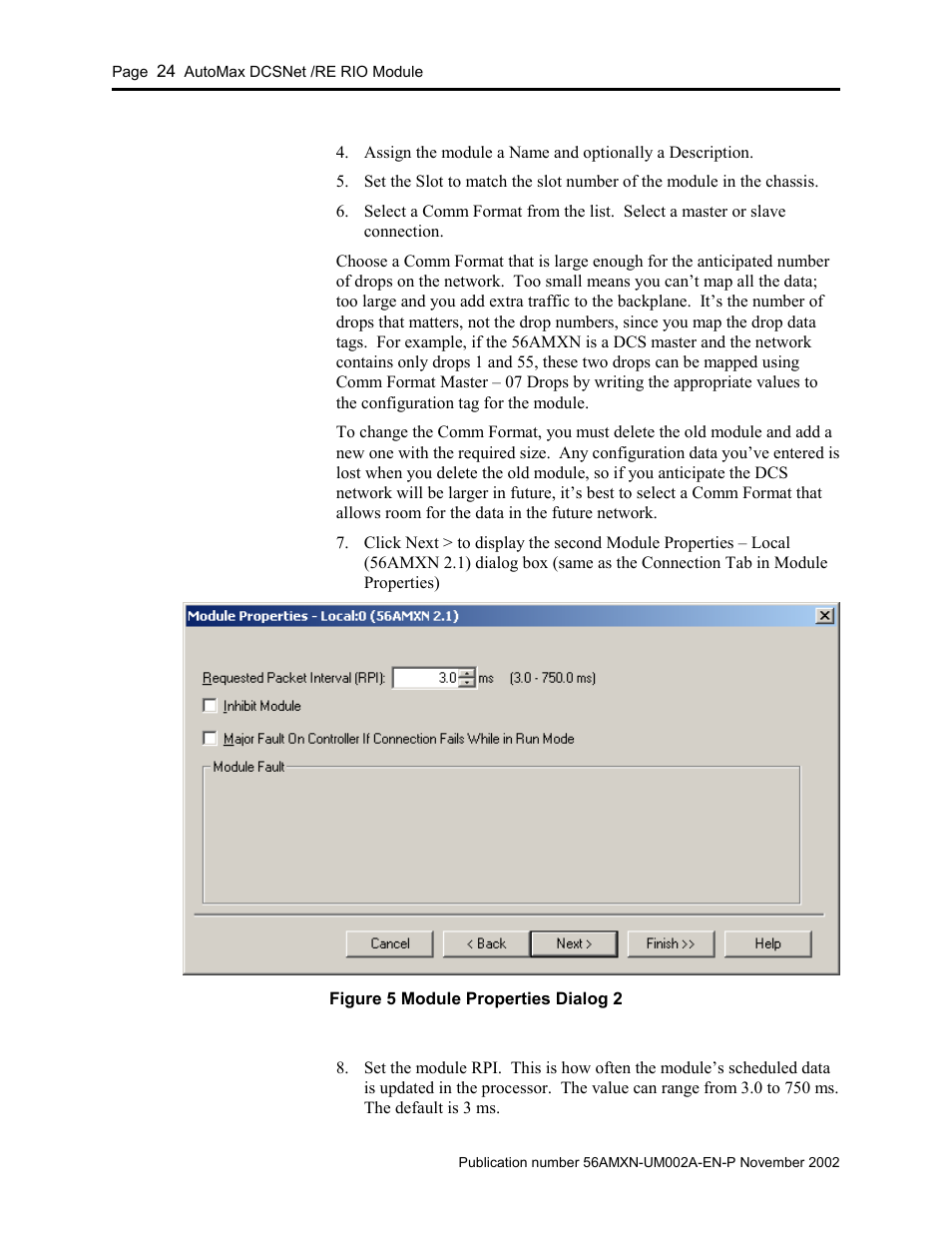 Rockwell Automation 56AMXN/B ControlLogix AutoMax Comm Module User Manual | Page 24 / 72