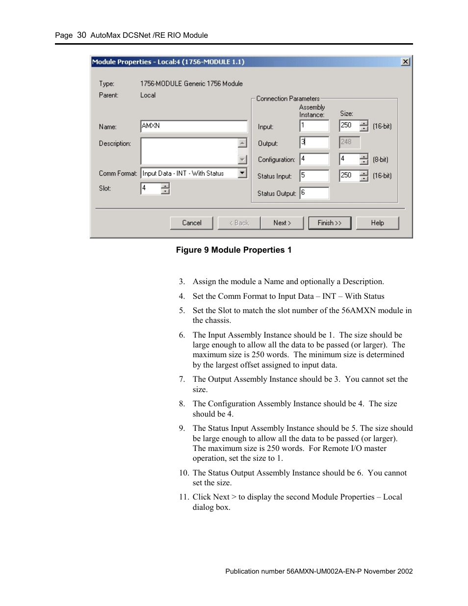 Rockwell Automation 56AMXN/B ControlLogix AutoMax Comm Module User Manual | Page 30 / 72