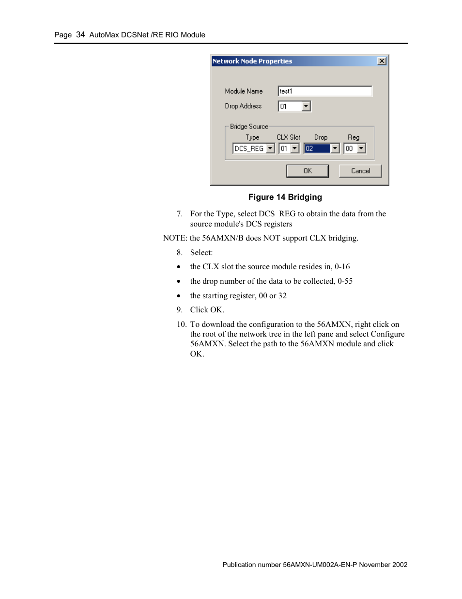Rockwell Automation 56AMXN/B ControlLogix AutoMax Comm Module User Manual | Page 34 / 72