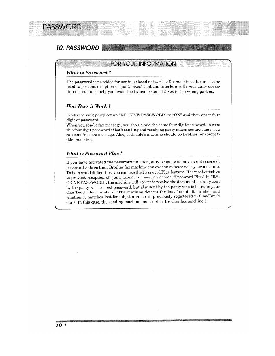 Brother INTELLIFAX 900 User Manual | Page 82 / 104