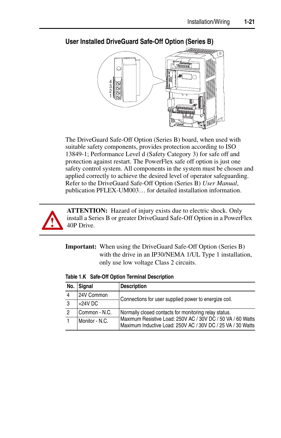 Rockwell Automation 22D PowerFlex 40P User Manual, FRN 3 User Manual | Page 31 / 200
