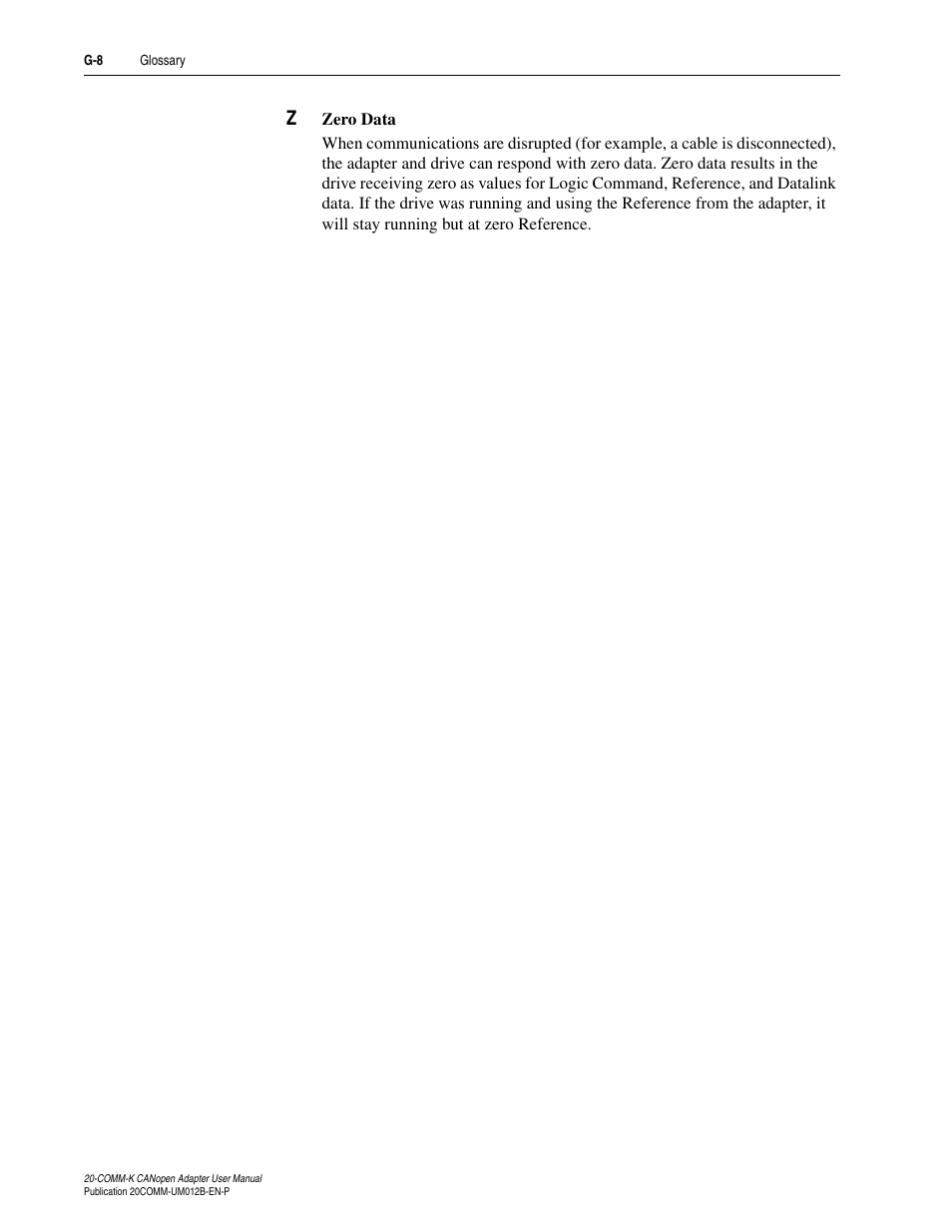 Rockwell Automation 20-COMM-K CANopen Adapter User Manual | Page 116 / 124