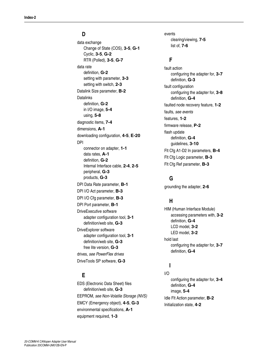 Rockwell Automation 20-COMM-K CANopen Adapter User Manual | Page 118 / 124