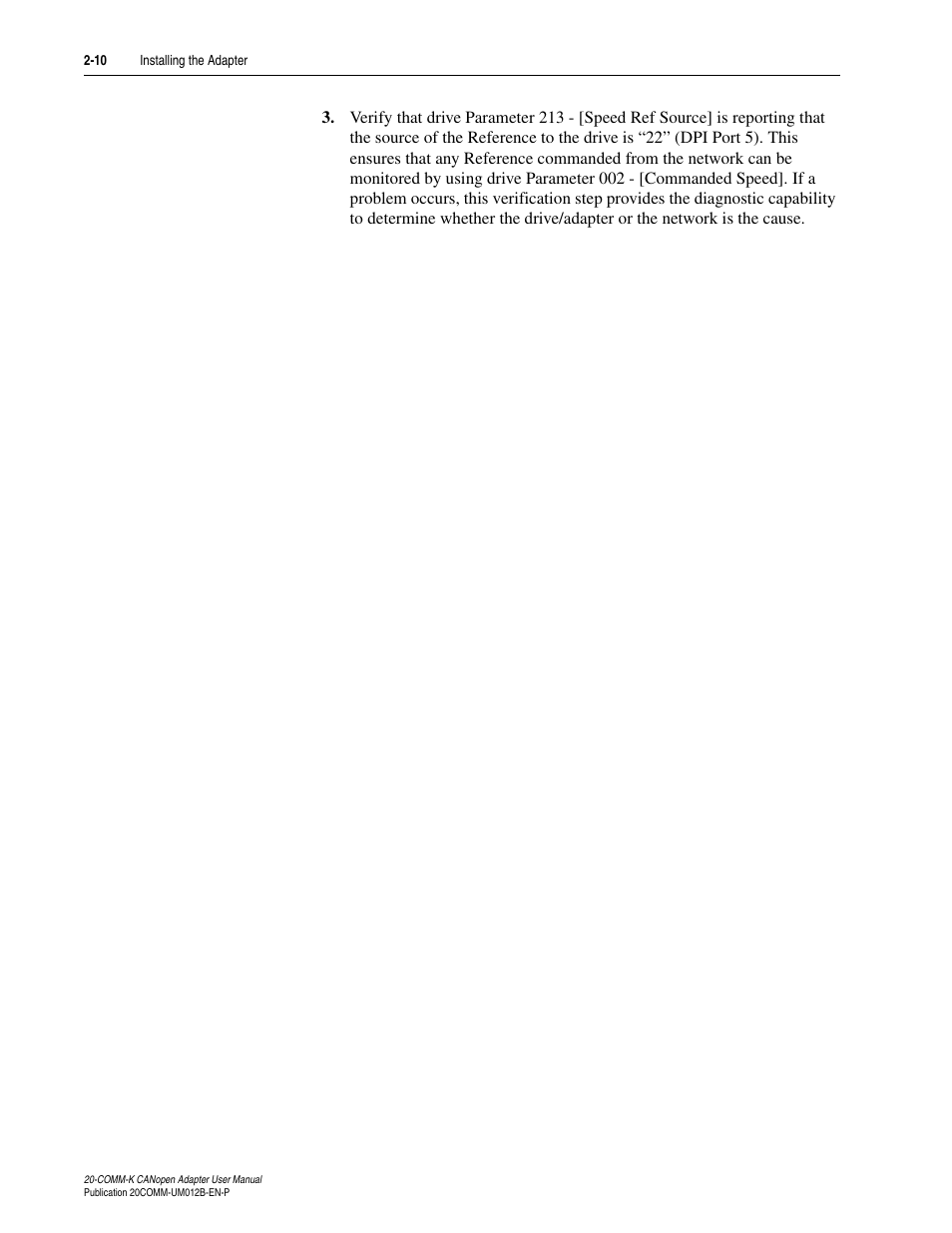 Rockwell Automation 20-COMM-K CANopen Adapter User Manual | Page 26 / 124