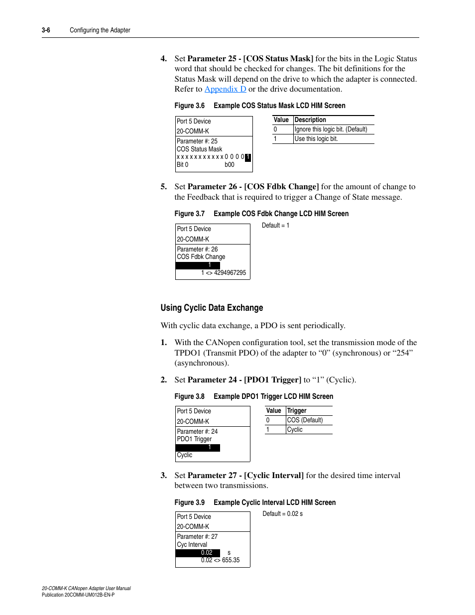 Rockwell Automation 20-COMM-K CANopen Adapter User Manual | Page 32 / 124