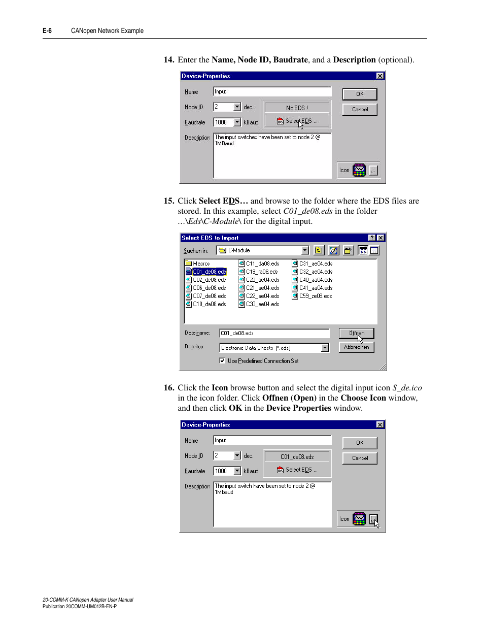 Rockwell Automation 20-COMM-K CANopen Adapter User Manual | Page 82 / 124