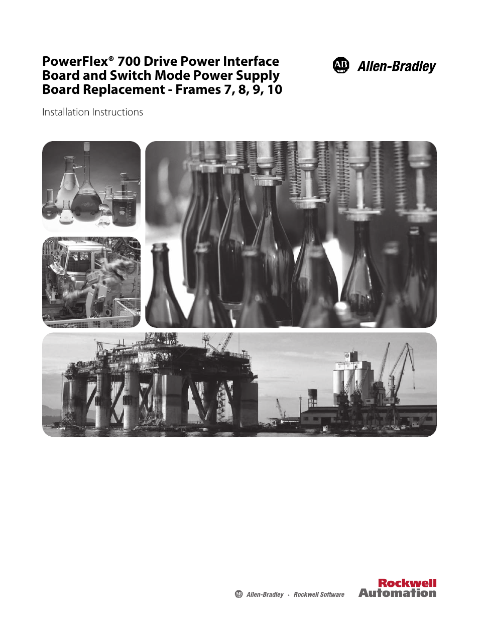 Rockwell Automation PF700 Power Interface Board and SMPS Board Replacement - Frames 7, 8, 9, 10 User Manual | 20 pages