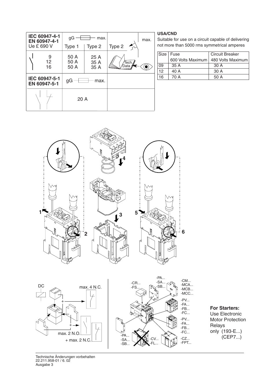 Rockwell Automation 100 Contactors with 3-terminal DC Coil User Manual | Page 2 / 2