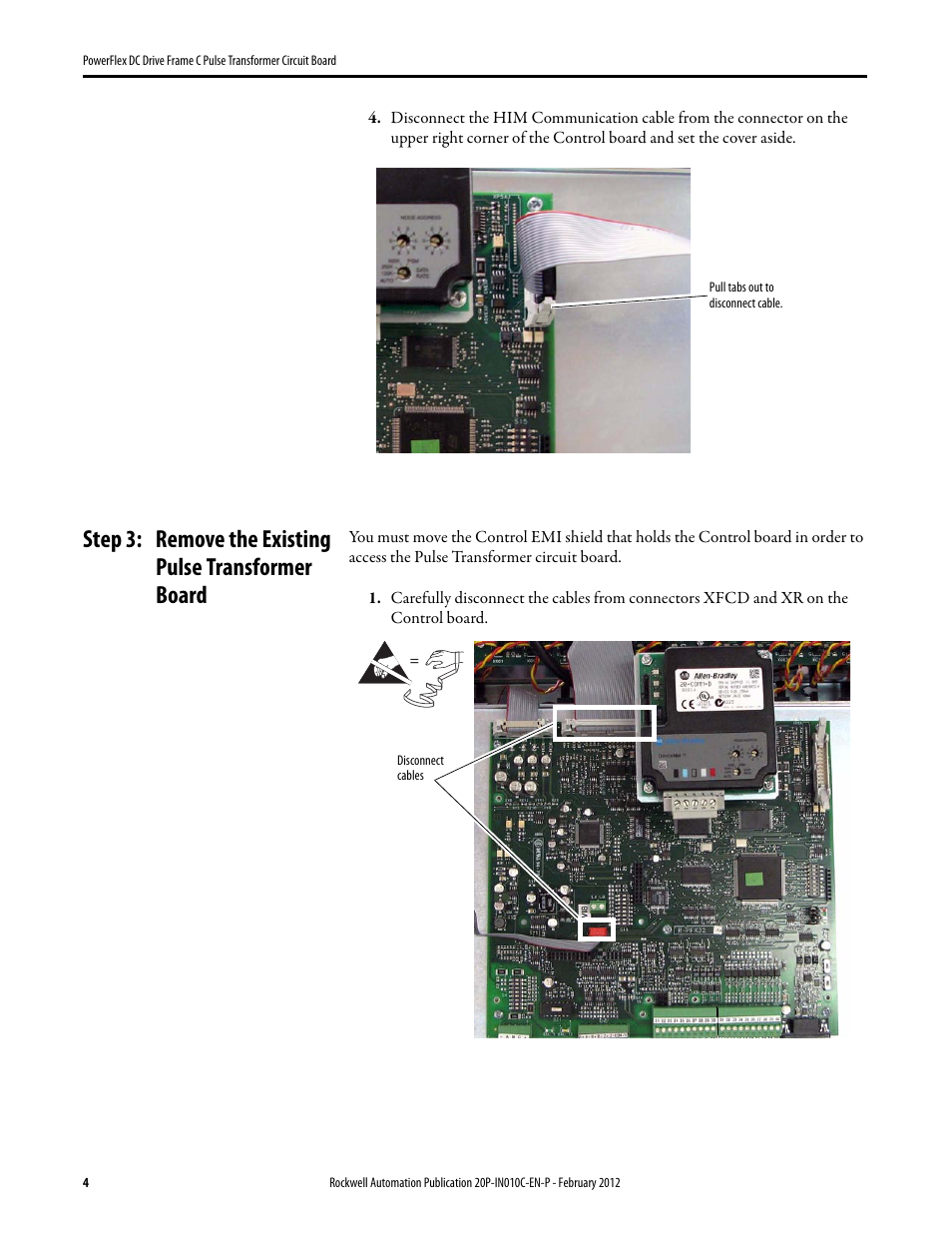 Rockwell Automation 20P PowerFlex DC Drive - Frame C Pulse Transformer Circuit Board User Manual | Page 4 / 16