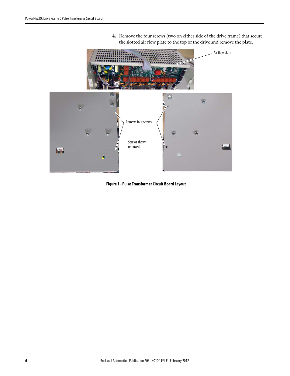 Rockwell Automation 20P PowerFlex DC Drive - Frame C Pulse Transformer Circuit Board User Manual | Page 6 / 16