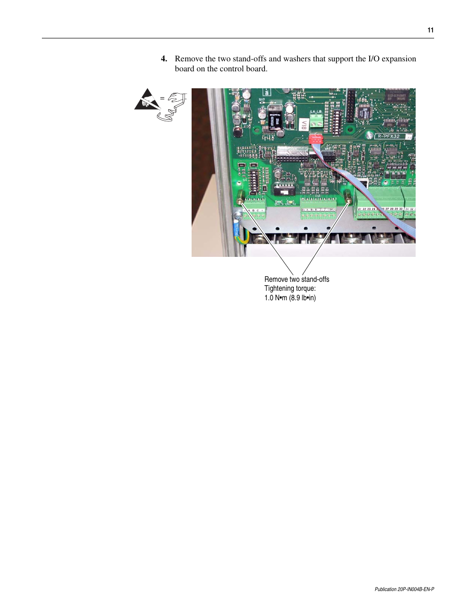 Rockwell Automation 20P, 23P PowerFlex DC Drive and SAR Control Circuit Board Installation Instructions User Manual | Page 11 / 18