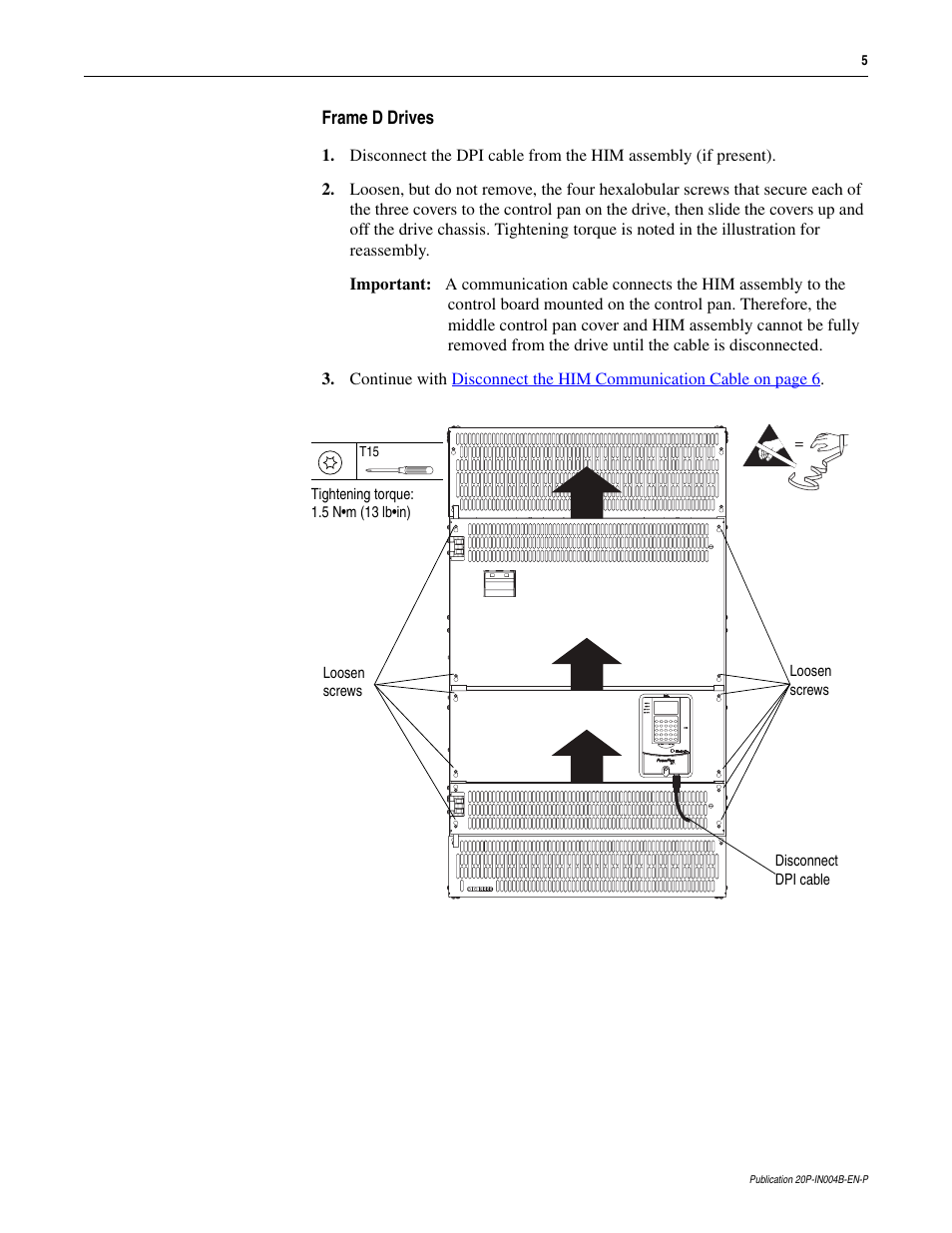 Rockwell Automation 20P, 23P PowerFlex DC Drive and SAR Control Circuit Board Installation Instructions User Manual | Page 5 / 18