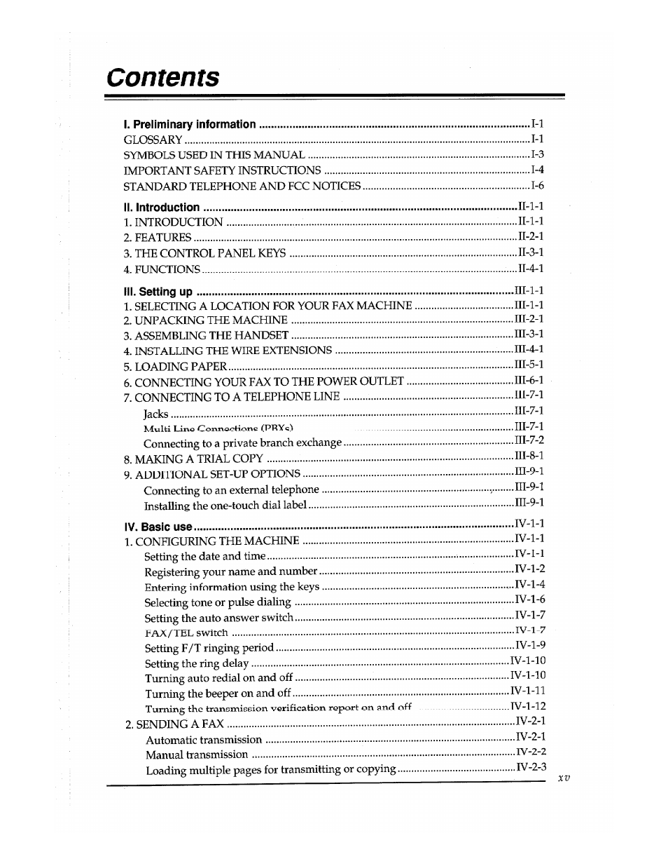 Brother Fax-410M User Manual | Page 17 / 164