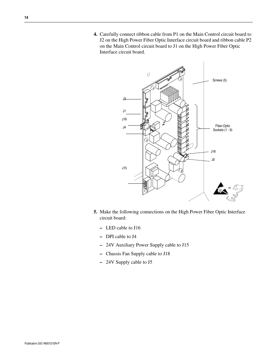 Rockwell Automation 20D PowerFlex 700H to 700S Phase II Control Conversion (Frames 9...14) User Manual | Page 14 / 42